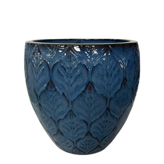 Pot ARTEMIS 29x29cm bleu antique