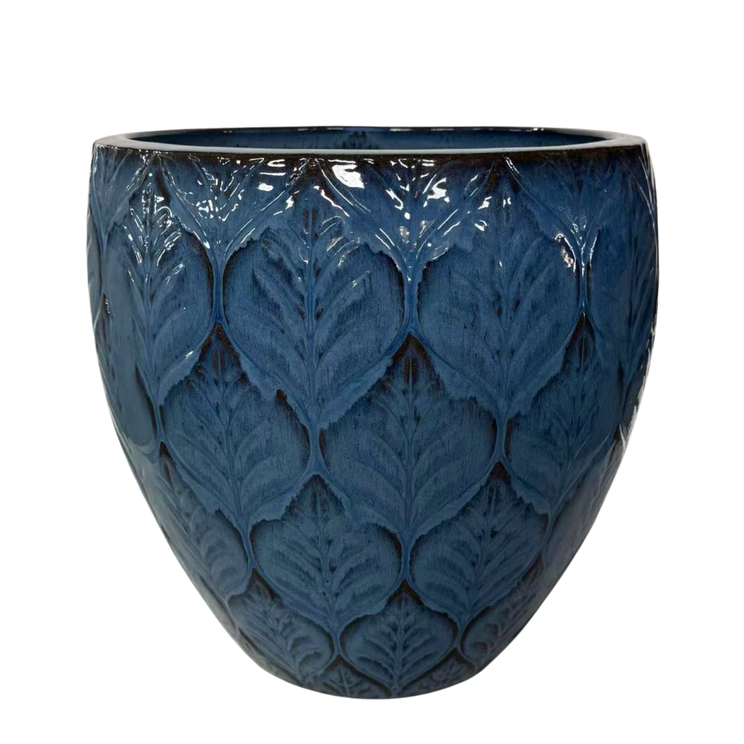 Pot ARTEMIS 38x38cm bleu antique Provencelia