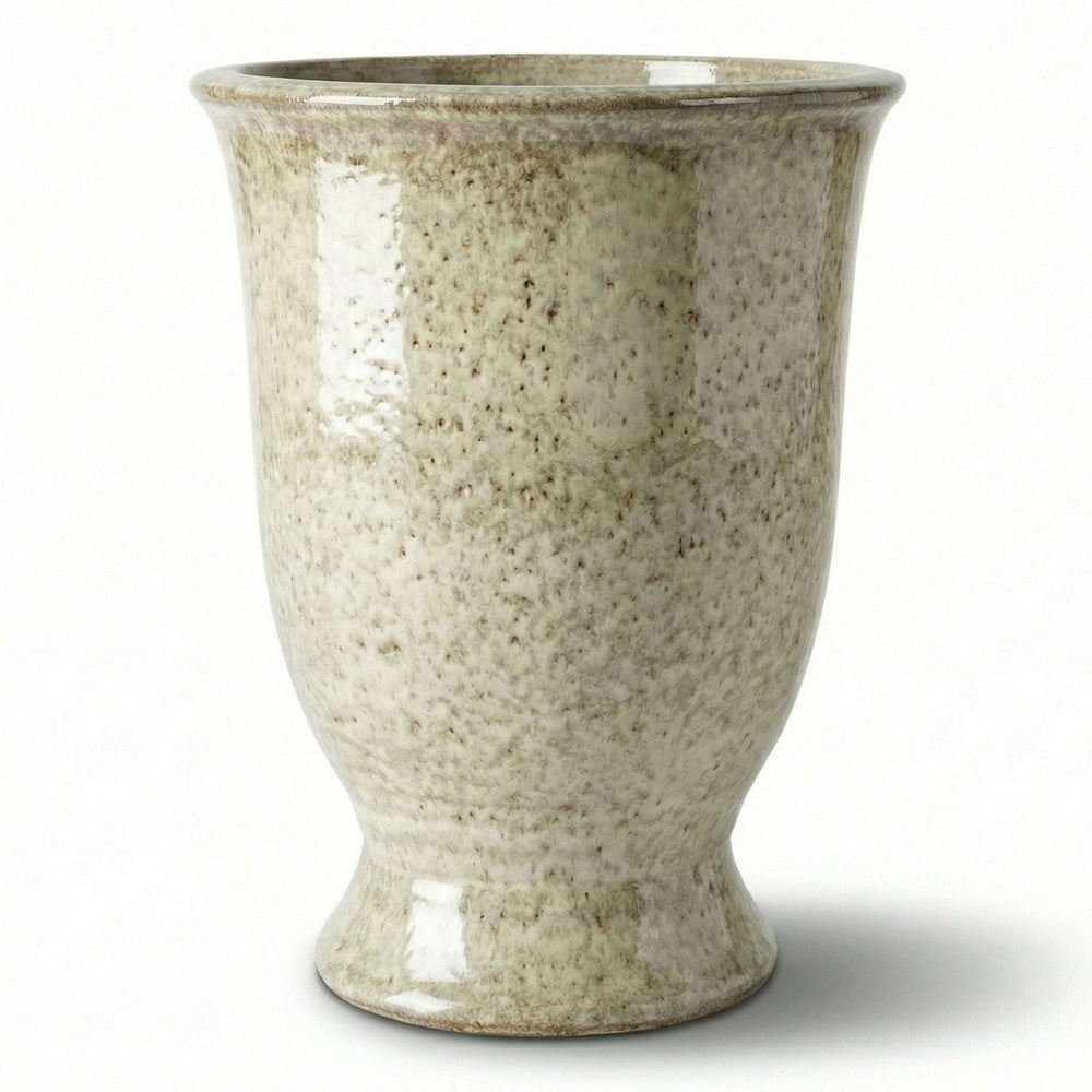 Pot ARTHUR 55x69cm blanc tigré