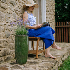 Pot ATHENA 25x50cm vert tropical