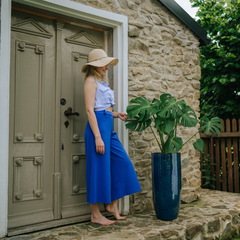 Pot ATHENA 31x70cm bleu outremer