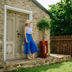 Pot ATHENA 40x81cm rouge tropical