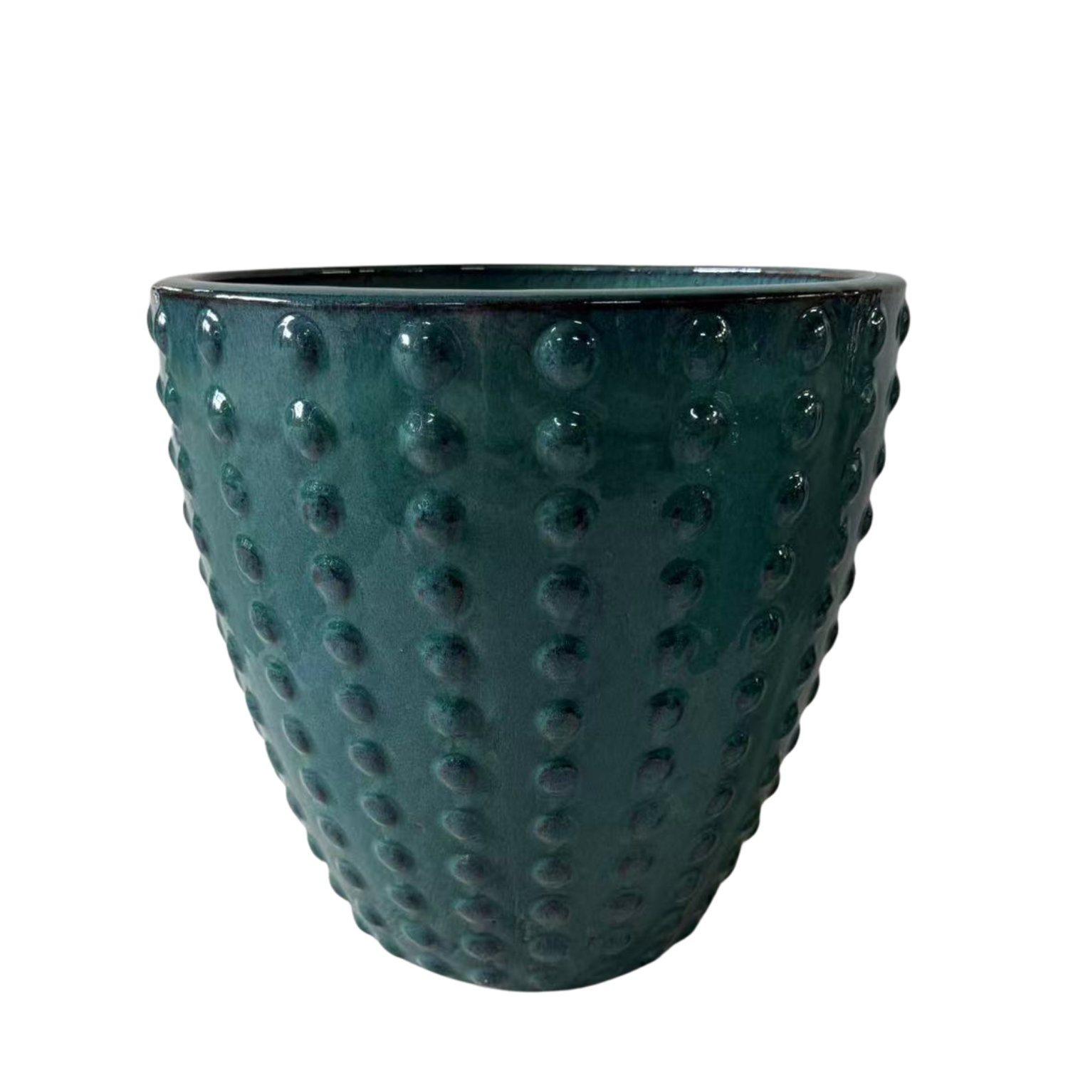 Pot ATTILA 23x22cm bleu pétrole Provencelia