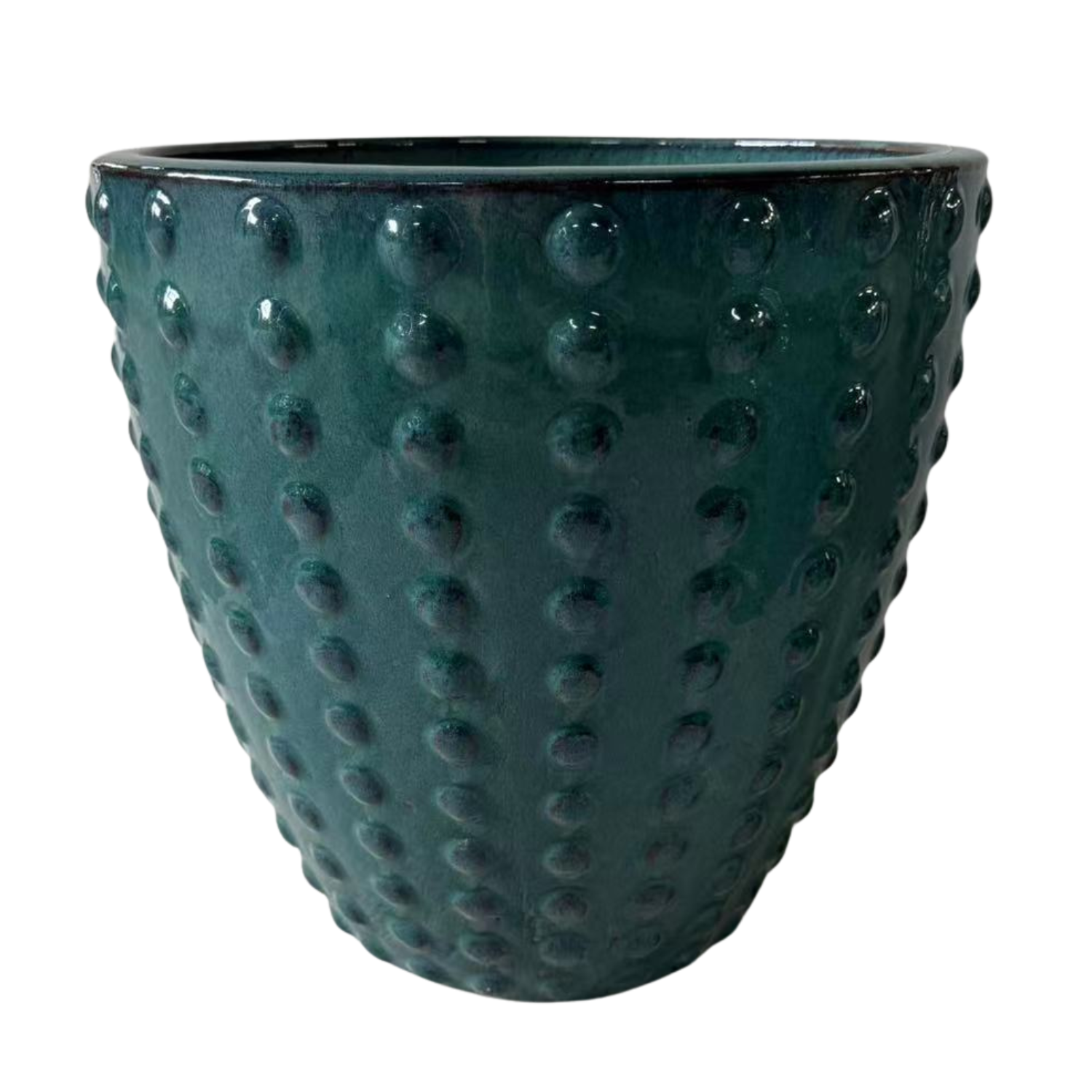 Pot ATTILA 38x37cm bleu pétrole Provencelia