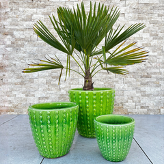 Pot ATTILA 38x37cm vert pomme