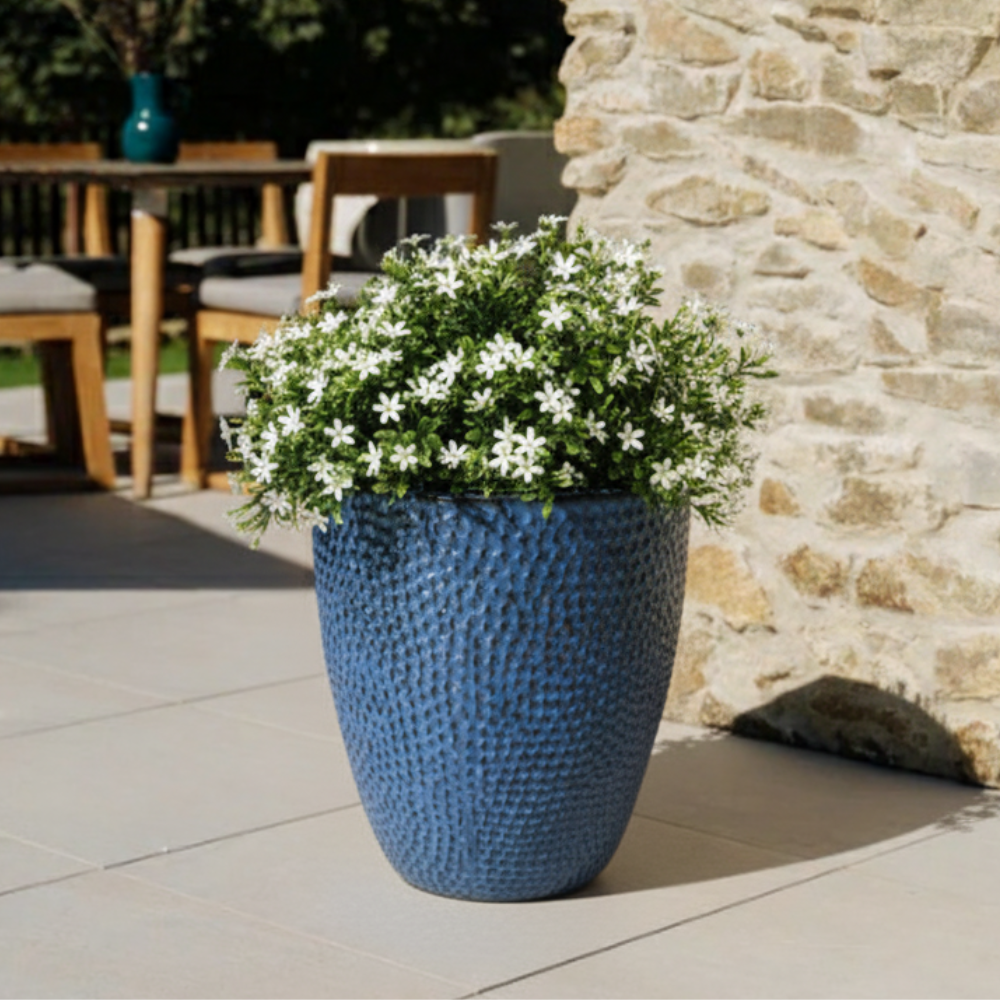 Pot CIGALINE 46x50cm bleu antique Provencelia