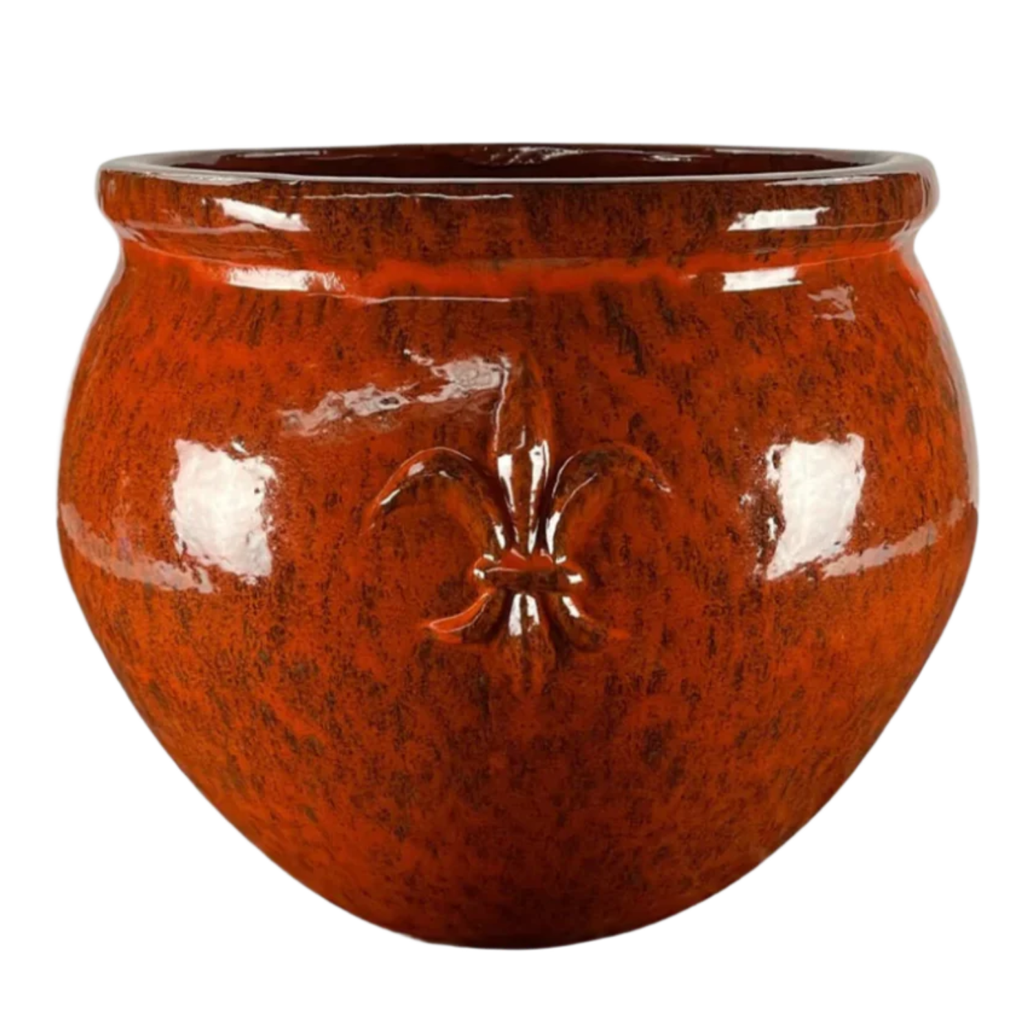 Pot CLOVIS 85x64cm rouille automnale Provencelia