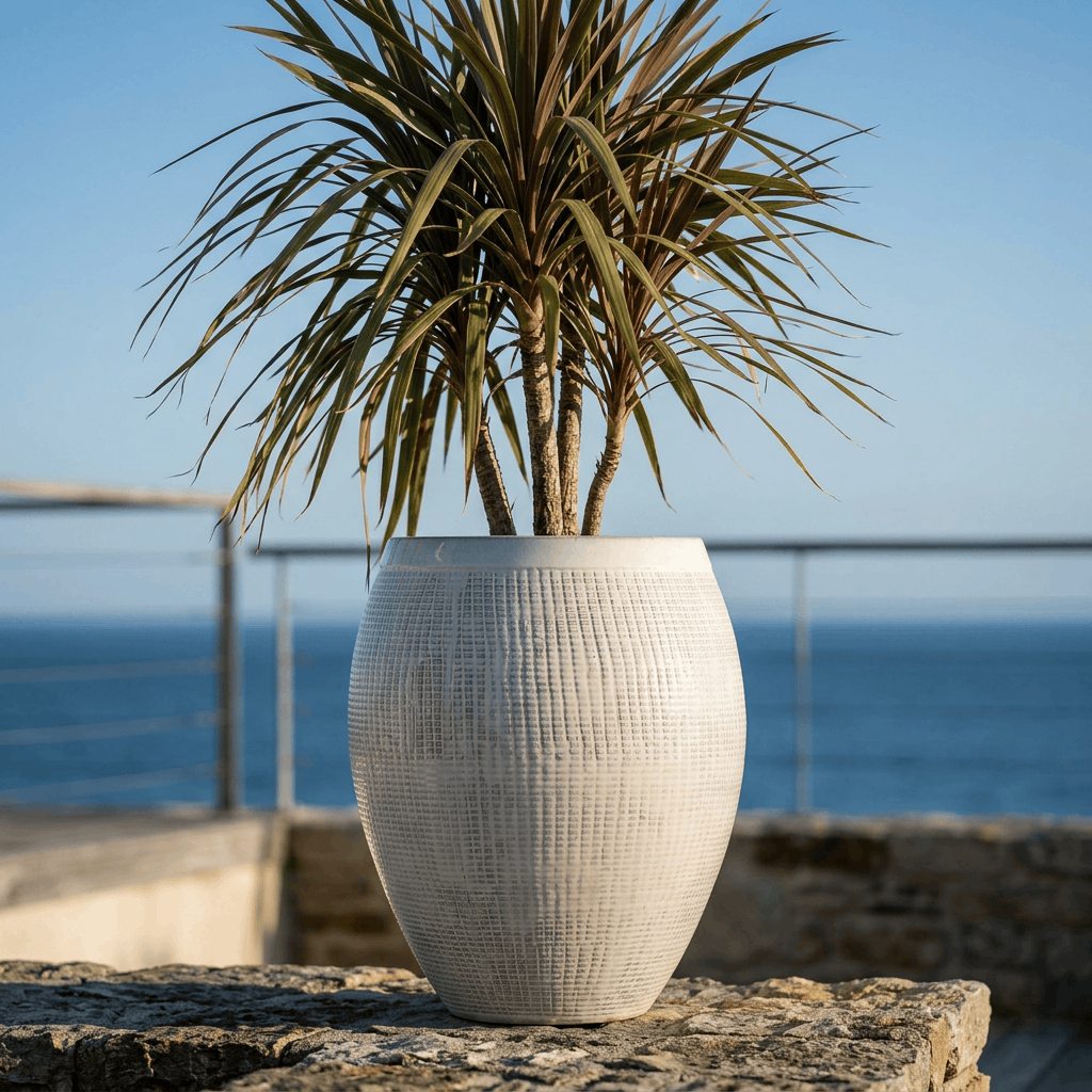 Pot COCOON 66x76cm crème Provencelia