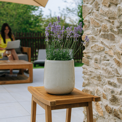 Vaso DIANE 23x23cm crema