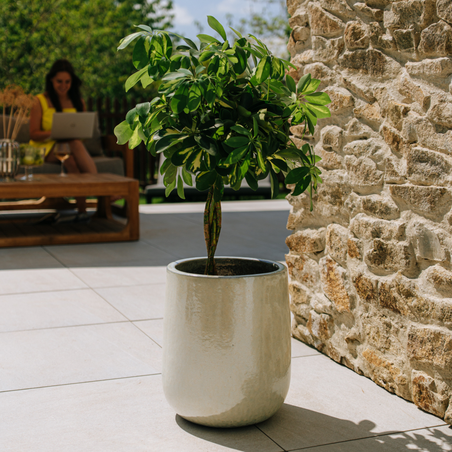 Pot DIANE 30x35cm perle Provencelia