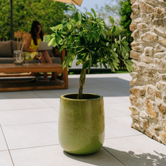 Vaso DIANE 30x35cm verde laccato