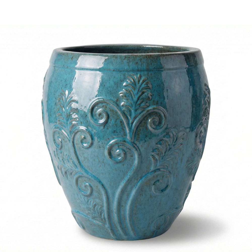 Pot GAIA 52x58cm bleu acier