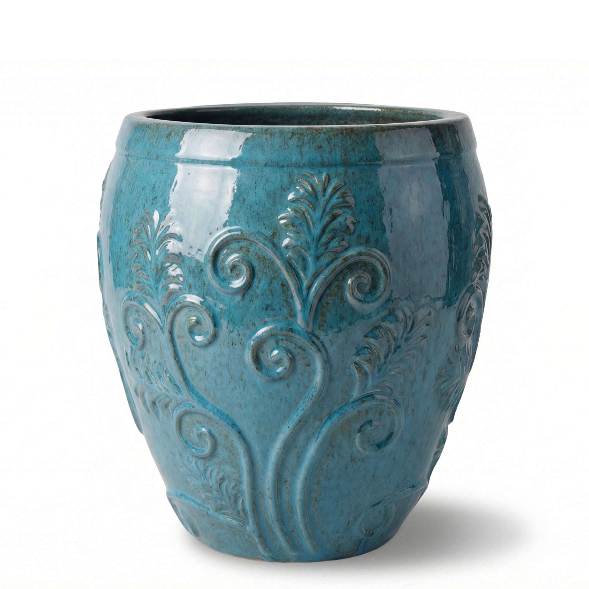 Pot GAIA 52x58cm bleu acier Provencelia