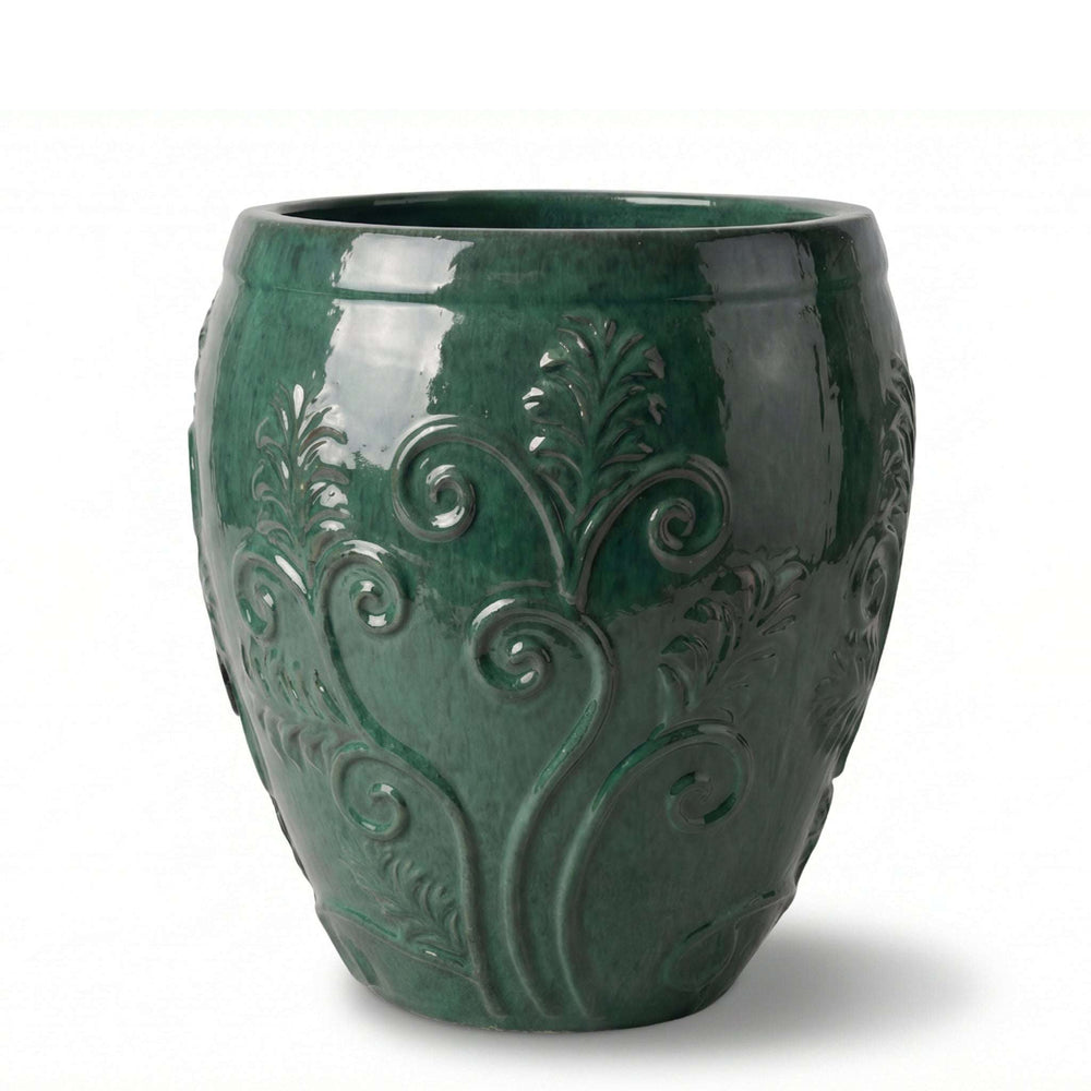 Planter GAIA 52x58cm jade