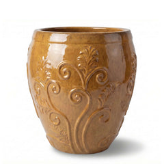 GAIA Pot 52x58cm amber honey