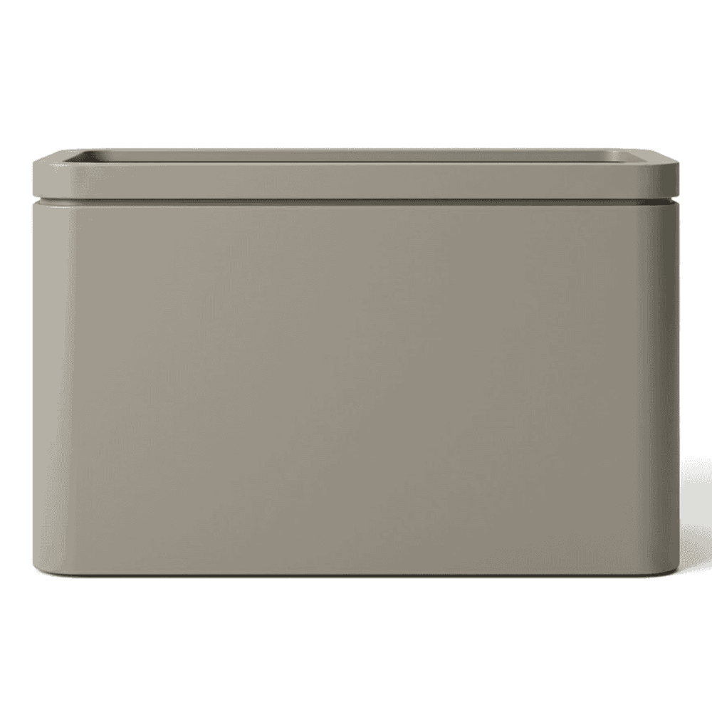 Vaso INFINITY SQUARE 100x60cm champagne