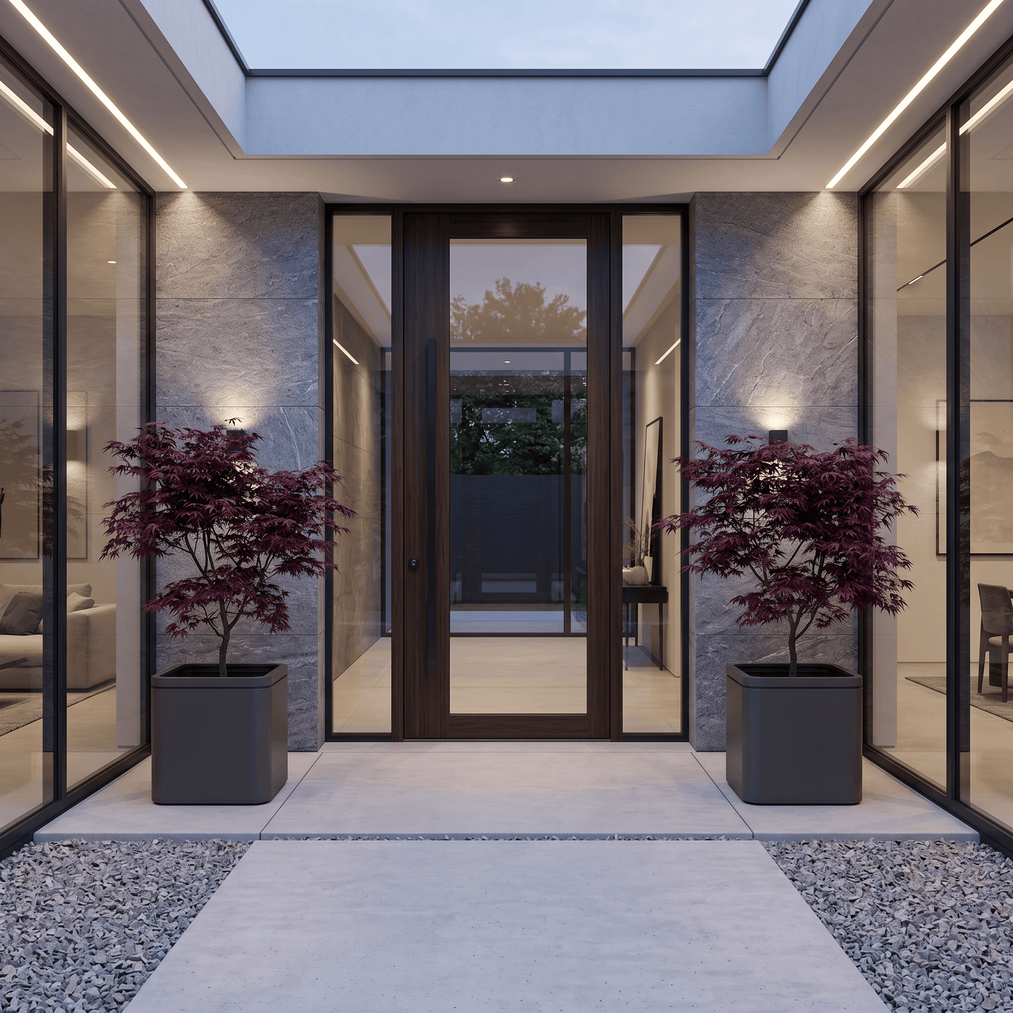 Pot INFINITY SQUARE 60x60cm anthracite Provencelia