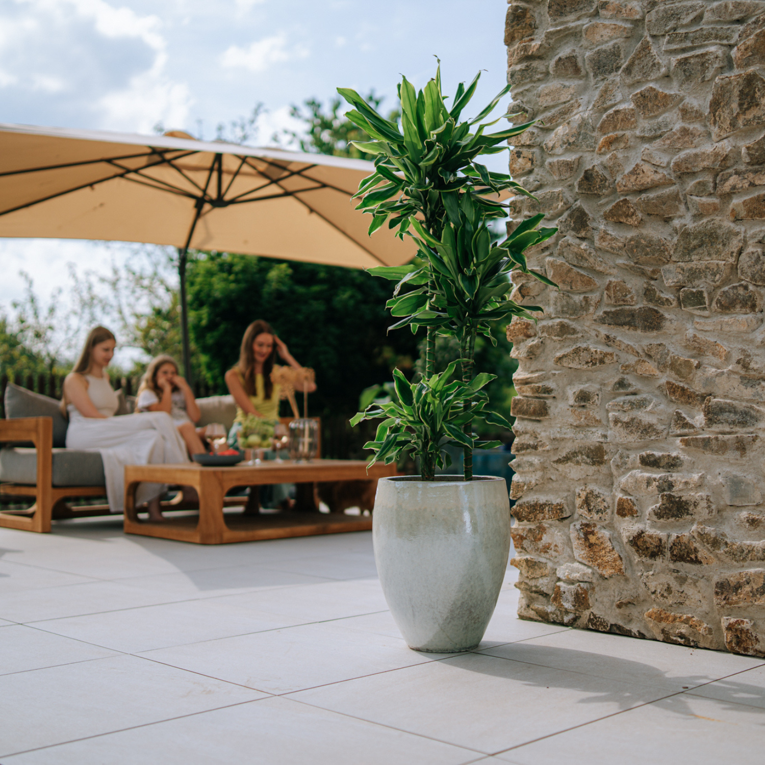 Pot LAFONTAINE 30x45cm perle Provencelia