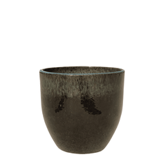 Vaso LANCELOT 21x19cm nero & verde