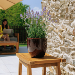 Pot LANCELOT 21x19cm rouge tropical