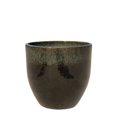 Pot LANCELOT 29x26cm noir & vert