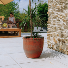 Vaso LANCELOT 36x34cm ruggine autunnale