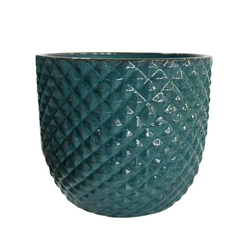 Vaso MARS 30x30cm blu petrolio