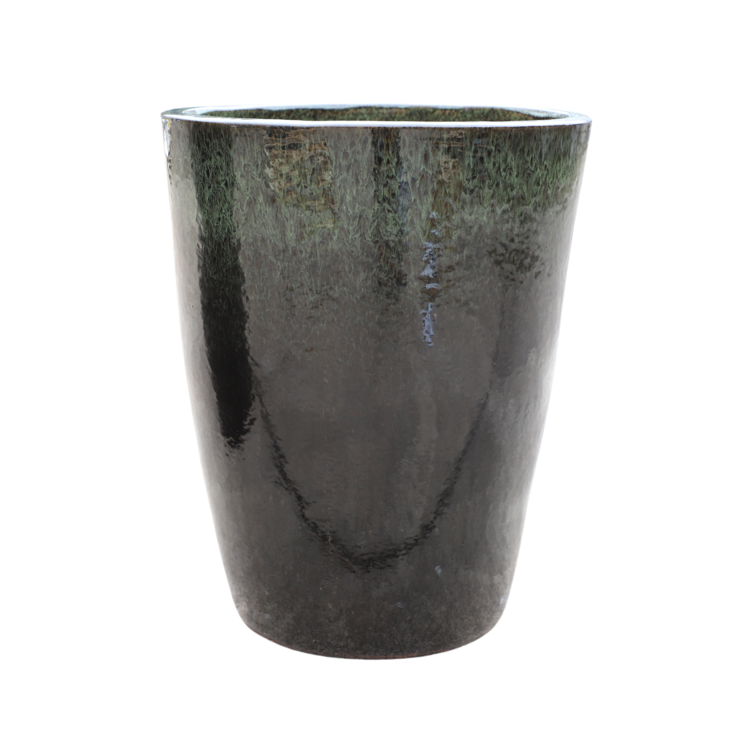 Pot MAZARIN 27x34cm noir & vert Provencelia