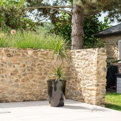 MAZARIN Pot 36x45cm black & green