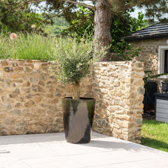 MAZARIN Pot 55x69cm black & green