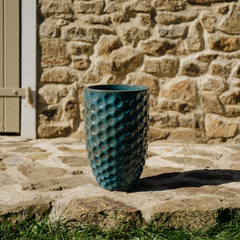 Pot MEROVEE 23x35cm bleu fer