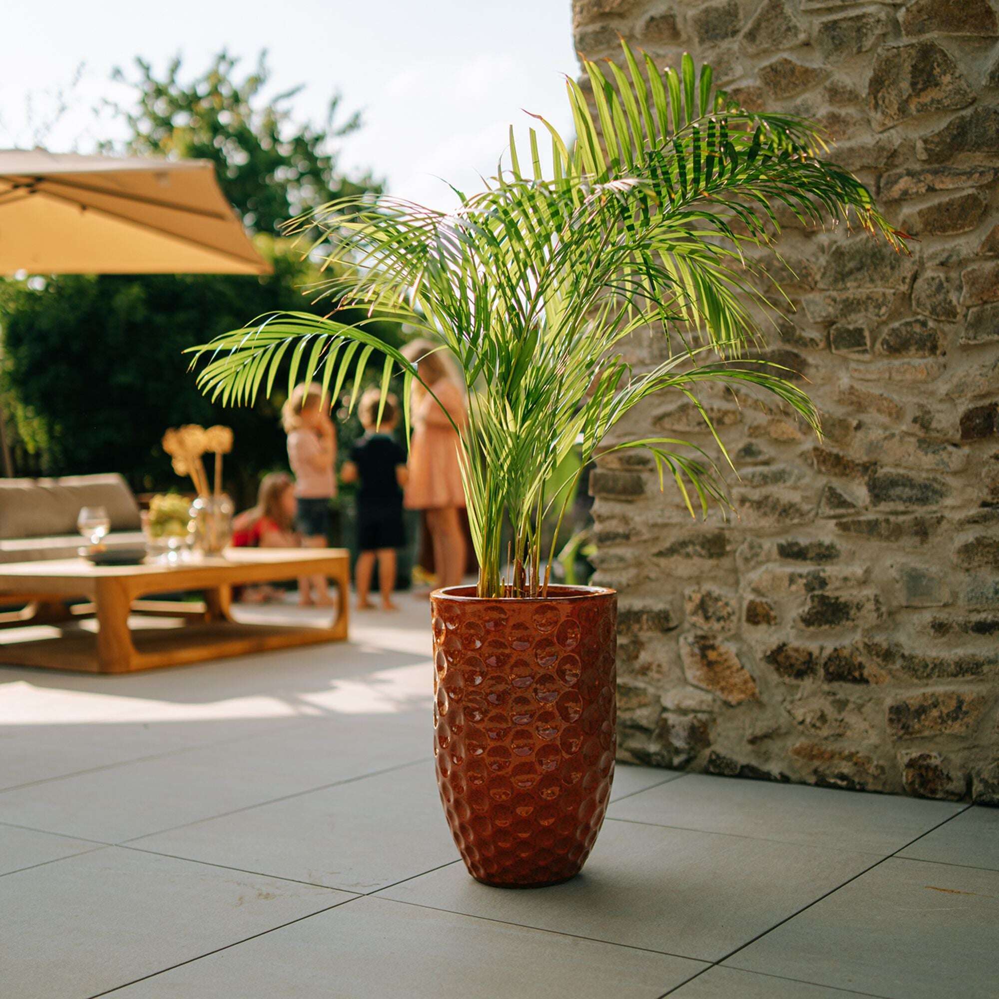 Pot MEROVEE 30x45cm rouille automnale Provencelia