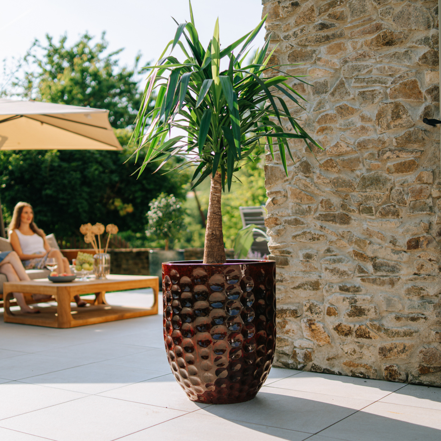 Pot MEROVEE 42x55cm rouge brique Provencelia