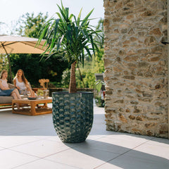 Pot MEROVEE 55x65cm bleu abysse