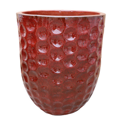Pot MEROVEE 55x65cm rouge tropical