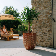 Pot MEROVEE 55x65cm rouille automnale