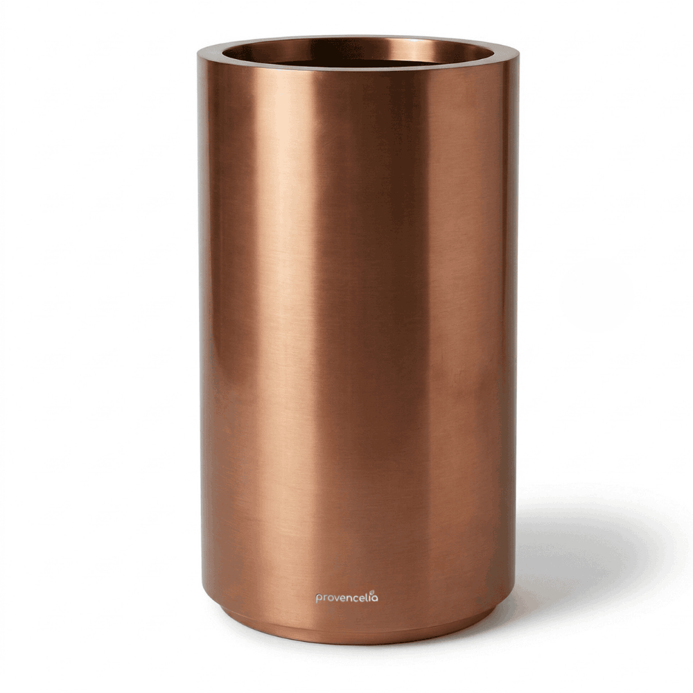 Maceta METROPOLE 40x70cm cobre