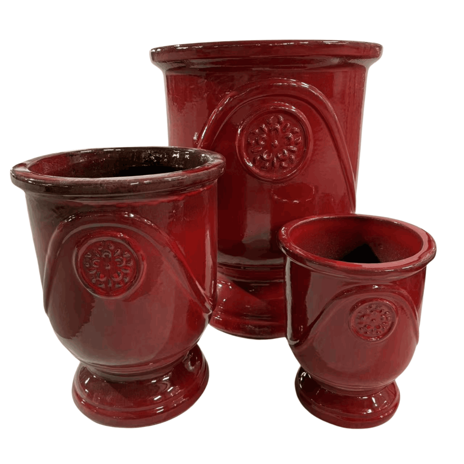 Pot MOLIERE 24x30cm rouge impérial Provencelia