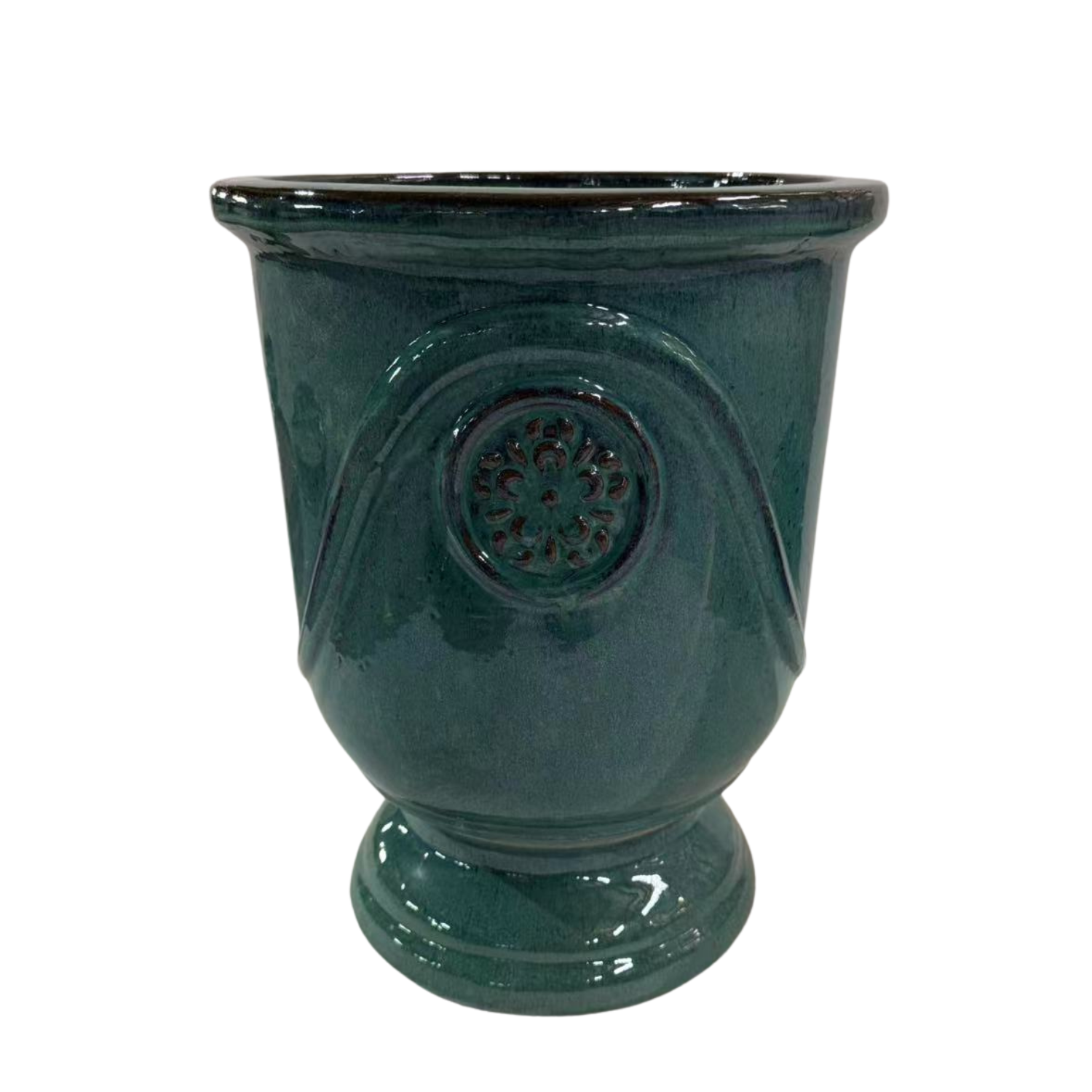 Pot MOLIERE 32x41cm bleu pétrole Provencelia