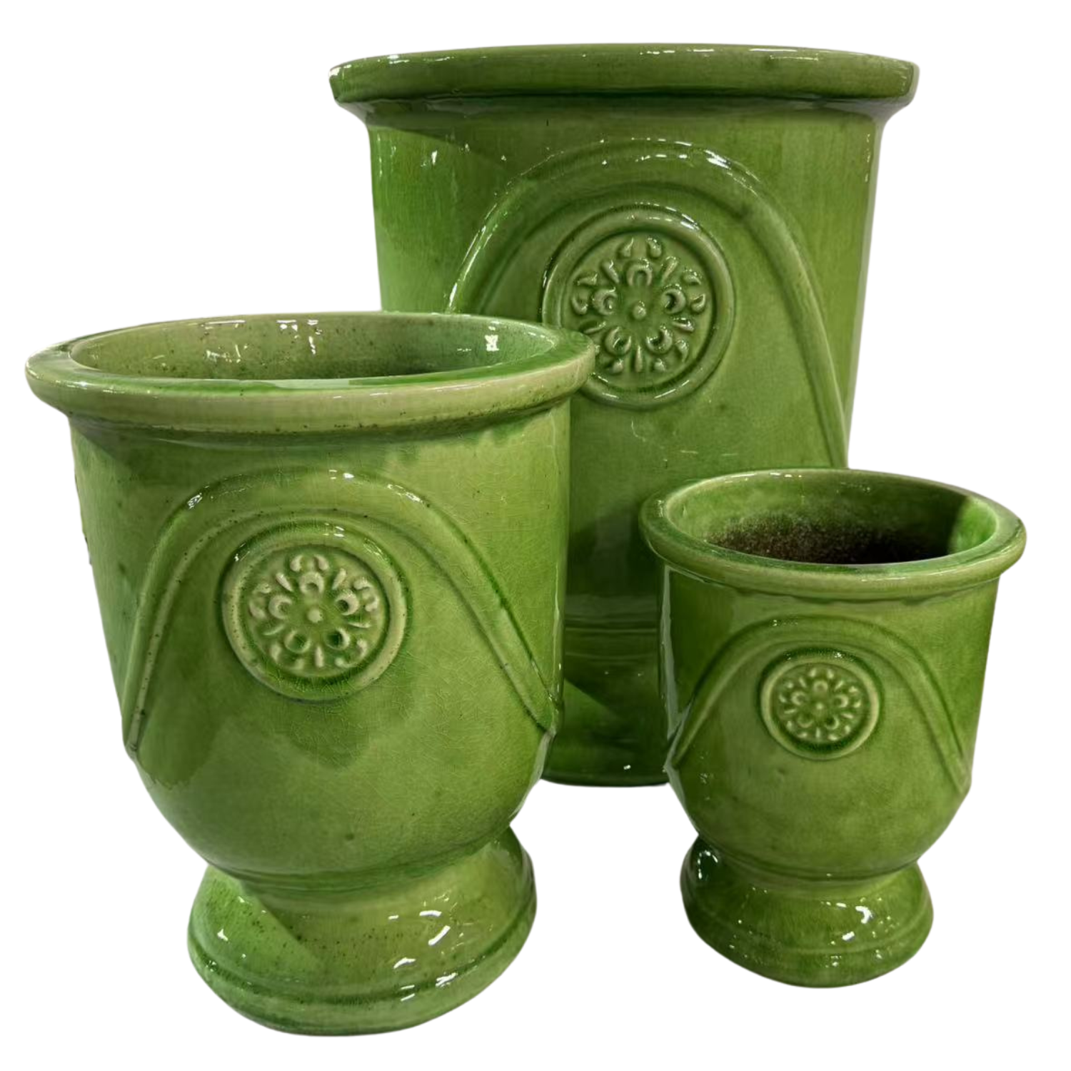 Pot MOLIERE 32x41cm vert pomme Provencelia