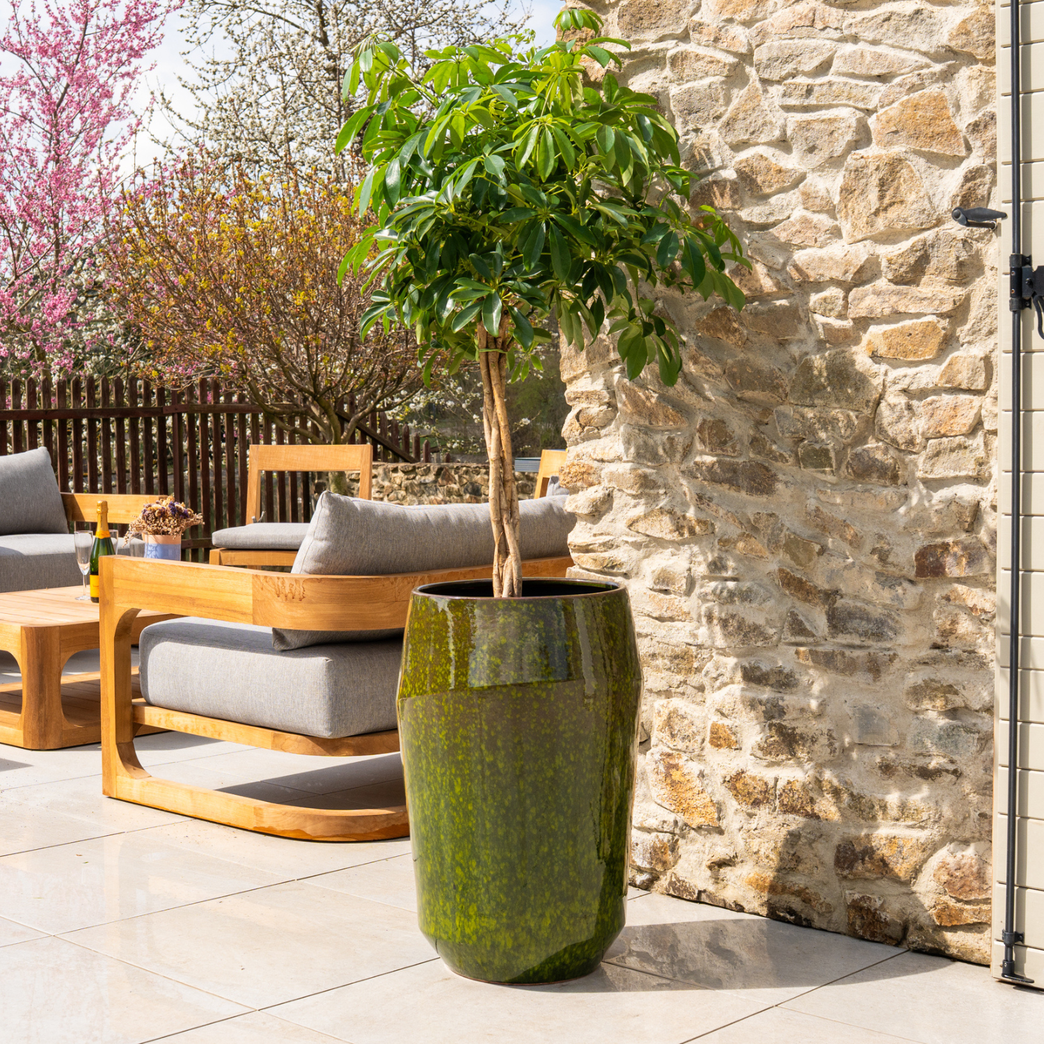 Pot MONACO 44x67cm vert Provencelia