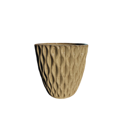 Pot MONET 28x28cm brons gezandstraald