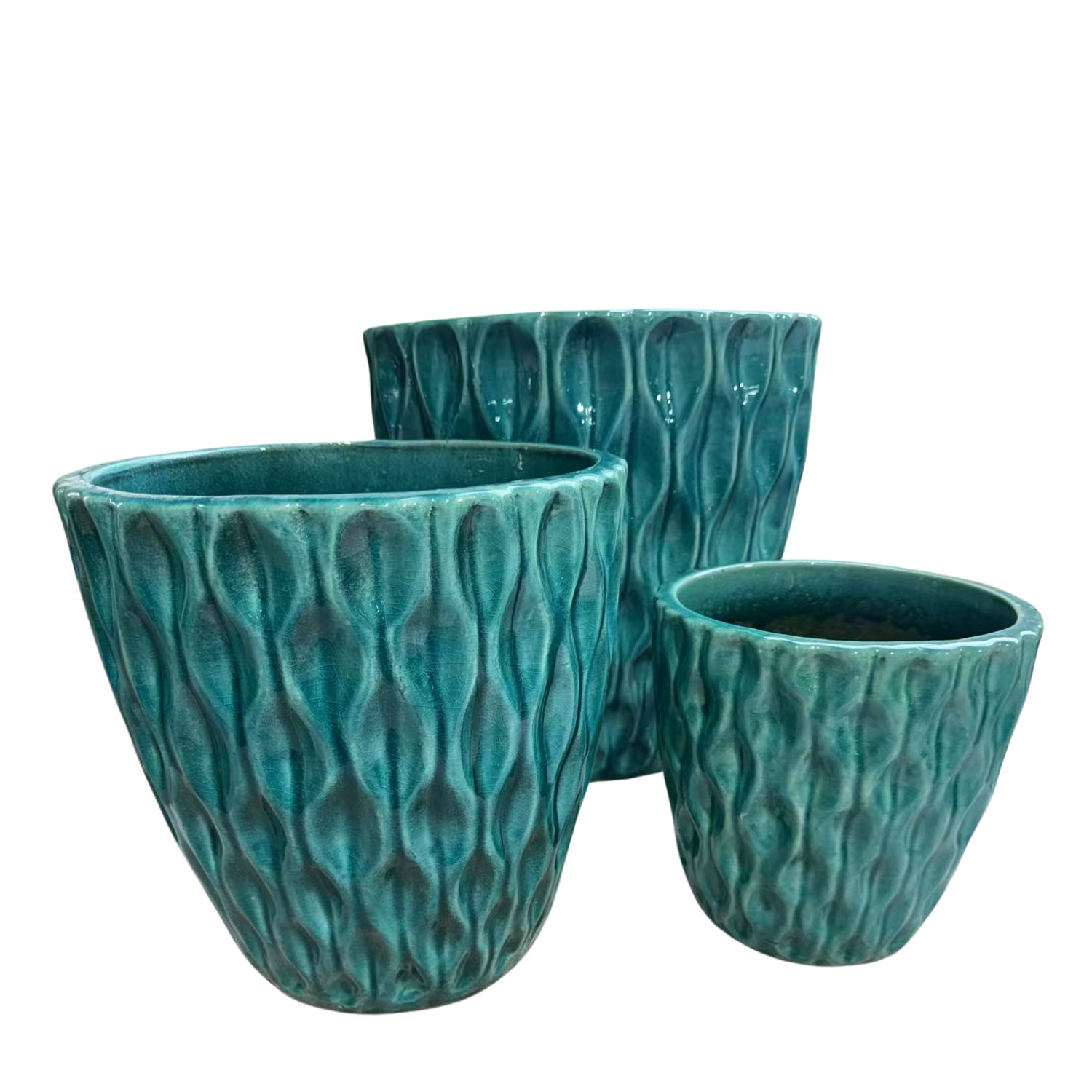 Pot MONET 28x28cm turquoise Provencelia