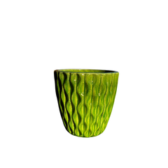 Vaso MONET 28x28cm verde mela