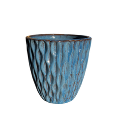 MONET Pot 38x38cm antique blue