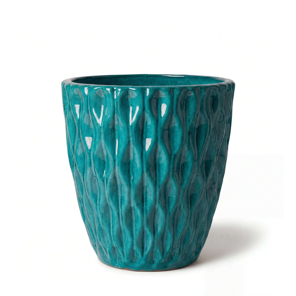 Planter MONET 28x28cm turquoise