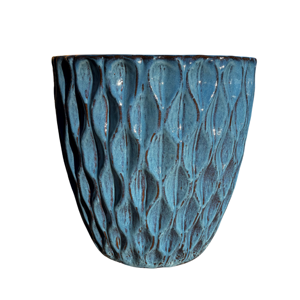 Pot MONET 48x48cm bleu antique Provencelia