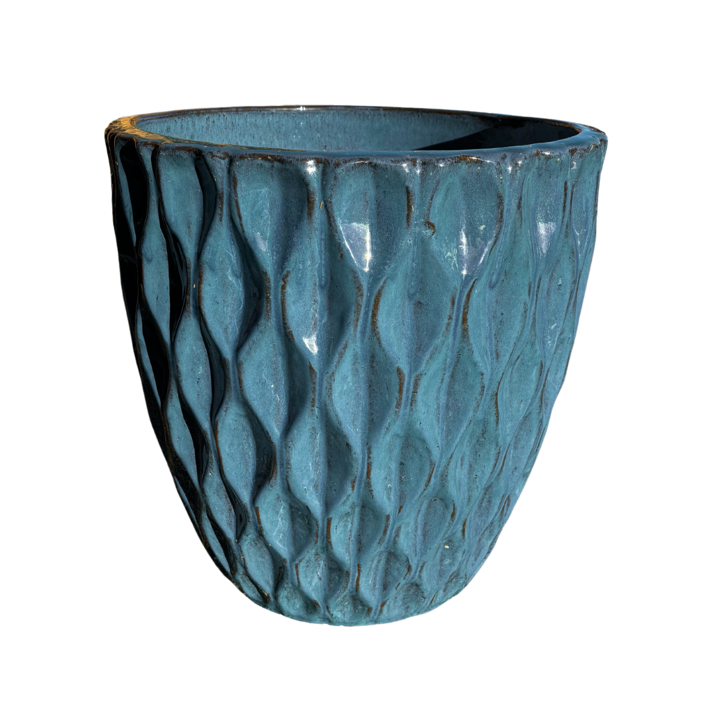 Pot MONET 48x48cm bleu pétrole Provencelia