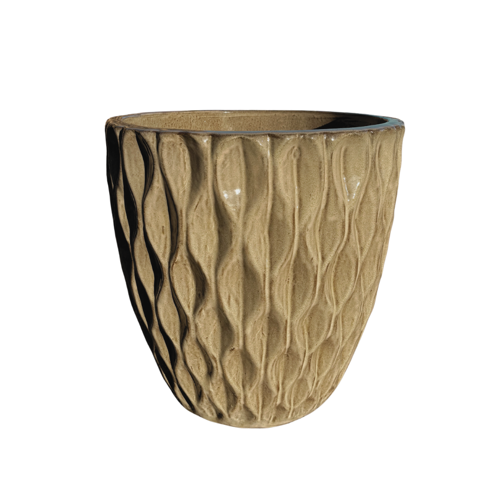 Pot MONET 48x48cm bronze sablé Provencelia