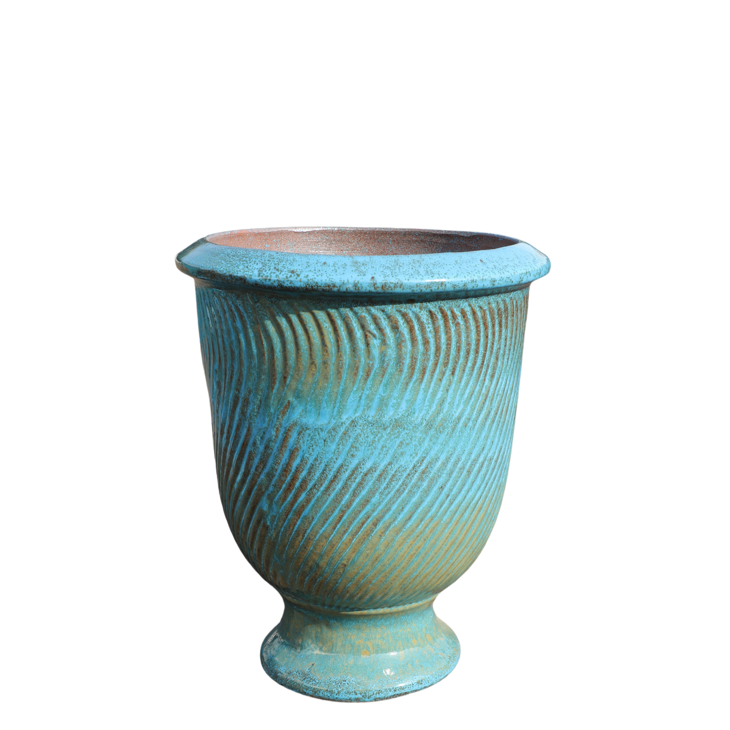 Pot MORGANE 32x39cm bleu fer Provencelia